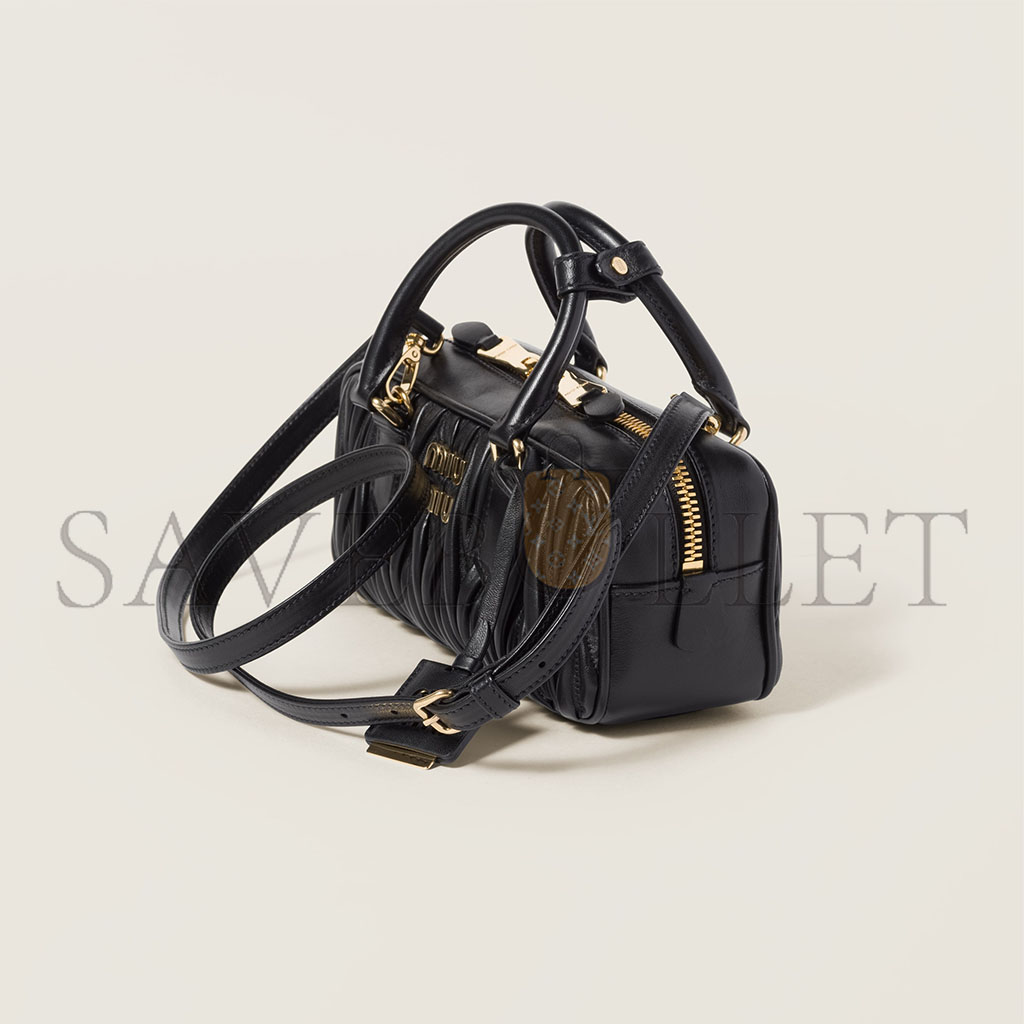 MIU MIU ARCADIE MATELASSÉ NAPPA LEATHER BAG 5BB142 (22*10.5*7.5cm)